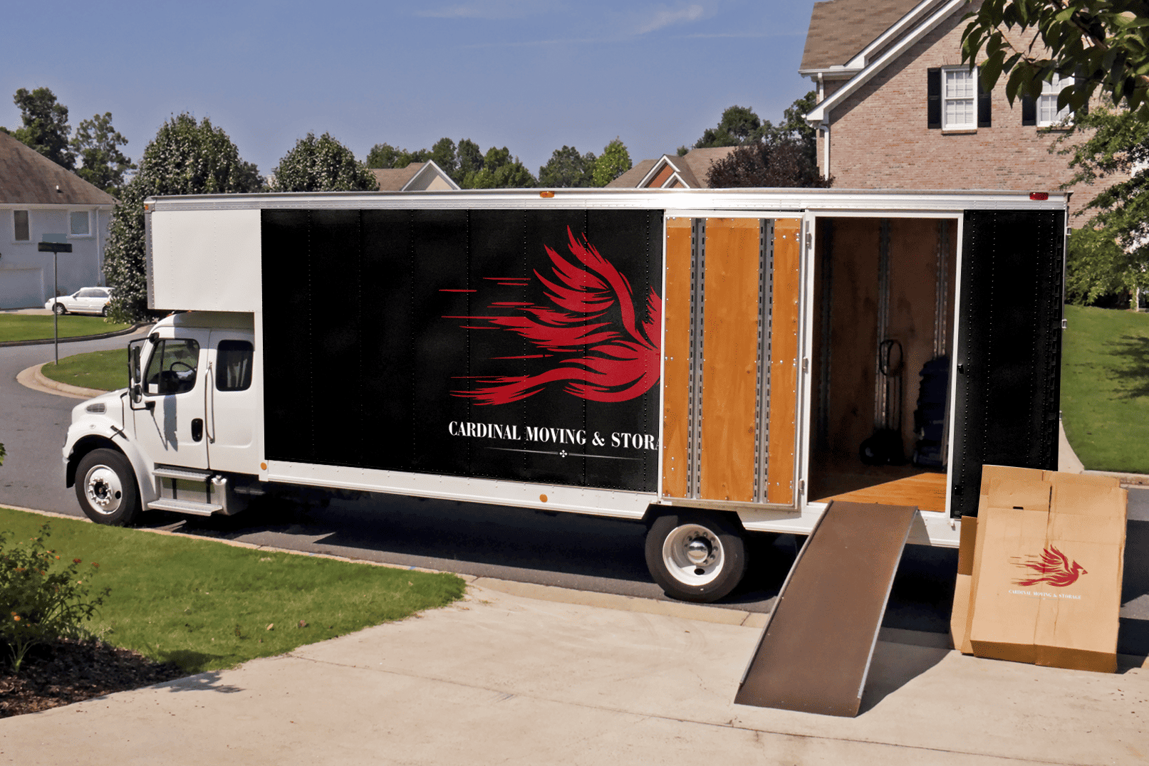 moving company truck for Cardinal Movers in Ohio