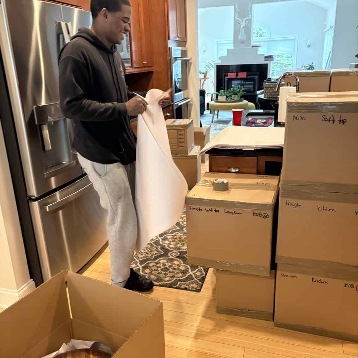 packing a residential home