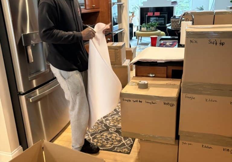 packing a residential home